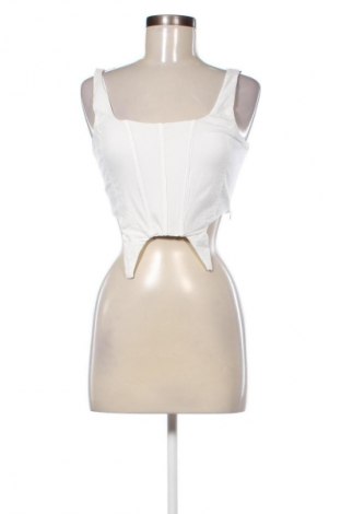 Damentop Bershka, Größe L, Farbe Weiß, Preis € 14,83