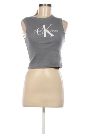 Дамски топ Calvin Klein Jeans, Размер L, Цвят Сив, Цена 48,00 лв.