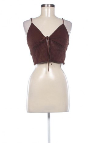 Top de femei H&M Divided, Mărime M, Culoare Maro, Preț 73,36 Lei