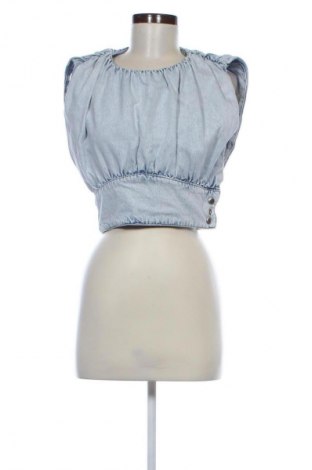 Top de femei Zara, Mărime S, Culoare Albastru, Preț 46,64 Lei