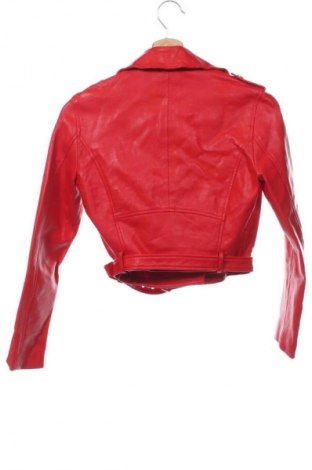 Damen Lederjacke Bershka, Größe XS, Farbe Rot, Preis € 29,72