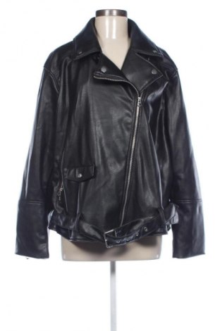 Γυναικείο δερμάτινο μπουφάν H&M Divided, Μέγεθος XL, Χρώμα Μαύρο, Τιμή 20,99 €