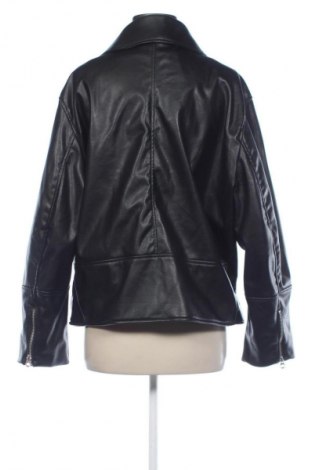 Γυναικείο δερμάτινο μπουφάν H&M Divided, Μέγεθος XL, Χρώμα Μαύρο, Τιμή 20,99 €