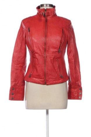 Geacă de piele pentru femei Jilani Collection, Mărime S, Culoare Roșu, Preț 503,71 Lei