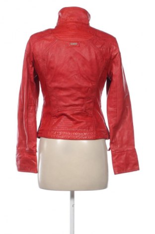 Geacă de piele pentru femei Jilani Collection, Mărime S, Culoare Roșu, Preț 503,71 Lei
