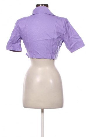 Női bőrdzseki NEW COLLECTION, Méret L, Szín Lila, Ár 16 739 Ft
