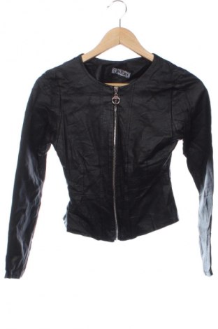 Γυναικείο δερμάτινο μπουφάν NEW COLLECTION, Μέγεθος XS, Χρώμα Μαύρο, Τιμή 33,99 €
