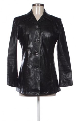 Geacă de piele pentru femei Unbranded, Mărime M, Culoare Negru, Preț 245,39 Lei