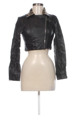 Geacă de piele pentru femei Unbranded, Mărime S, Culoare Negru, Preț 189,99 Lei