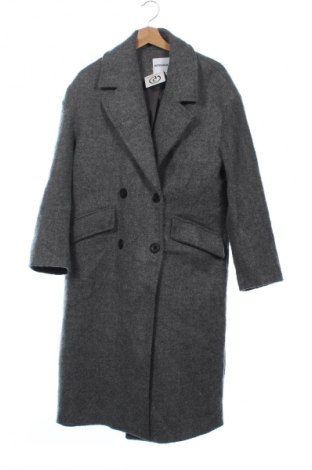 Damski płaszcz Bershka, Rozmiar XS, Kolor Szary, Cena 274,99 zł