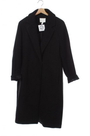 Γυναικείο παλτό H&M, Μέγεθος XS, Χρώμα Μαύρο, Τιμή 56,99 €