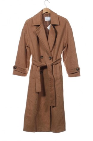 Dámsky kabát  Stradivarius, Veľkosť XS, Farba Béžová, Cena  51,95 €