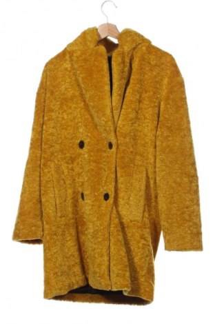 Damski płaszcz Zara Trafaluc, Rozmiar XS, Kolor Żółty, Cena 180,99 zł