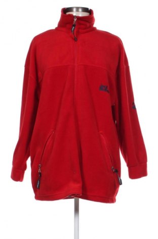 Geacă polară de damă Jack Wolfskin, Mărime XL, Culoare Roșu, Preț 189,52 Lei
