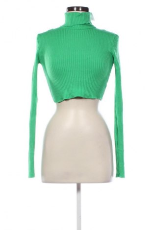 Helancă de femei Bershka, Mărime S, Culoare Verde, Preț 48,00 Lei