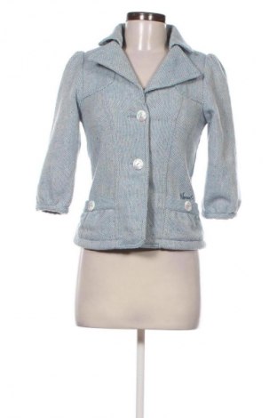 Damen Blazer Animal, Größe S, Farbe Blau, Preis 17,11 €
