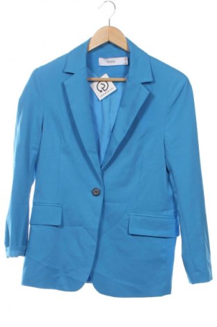 Sacou de femei Bershka, Mărime XS, Culoare Albastru, Preț 156,99 Lei