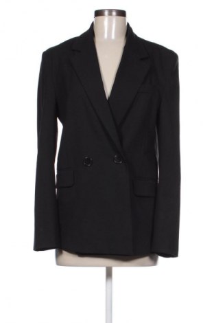 Sacou de femei Bershka, Mărime S, Culoare Negru, Preț 130,41 Lei