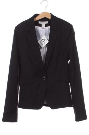 Sacou de femei H&M, Mărime XXS, Culoare Negru, Preț 121,43 Lei