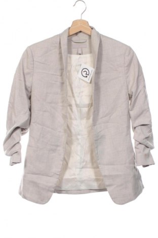 Дамско сако H&M, Размер XS, Цвят Бежов, Цена 48,99 лв.