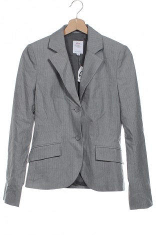 Damen Blazer S.Oliver, Größe XS, Farbe Grau, Preis 46,99 €