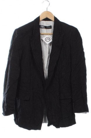 Дамско сако Zara, Размер XS, Цвят Сив, Цена 48,99 лв.