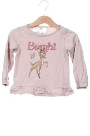 Kinder Shirt H&M, Größe 12-18m/ 80-86 cm, Farbe Aschrosa, Preis € 6,05