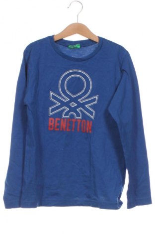 Bluză pentru copii United Colors Of Benetton, Mărime 8-9y/ 134-140 cm, Culoare Albastru, Preț 58,18 Lei