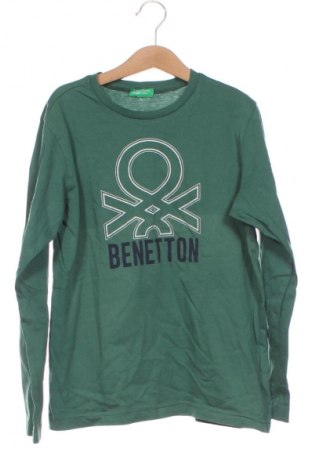 Bluză pentru copii United Colors Of Benetton, Mărime 8-9y/ 134-140 cm, Culoare Verde, Preț 58,18 Lei