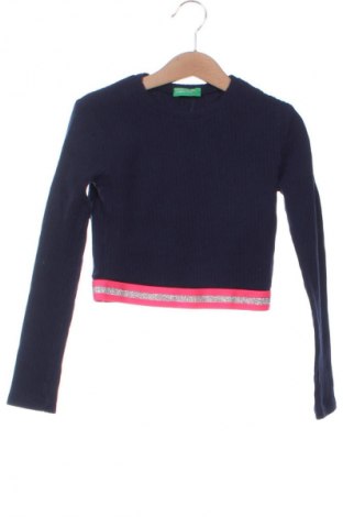 Bluză pentru copii United Colors Of Benetton, Mărime 7-8y/ 128-134 cm, Culoare Albastru, Preț 62,49 Lei