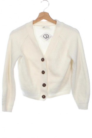 Pulover cu nasturi pentru copii H&M, Mărime 10-11y/ 146-152 cm, Culoare Alb, Preț 46,19 Lei