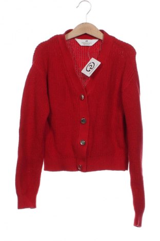 Kinder Strickjacke H&M, Größe 8-9y/ 134-140 cm, Farbe Rot, Preis € 8,70