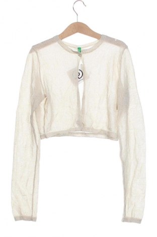Dětský kardigán United Colors Of Benetton, Velikost 11-12y/ 152-158 cm, Barva Béžová, Cena  139,00 Kč