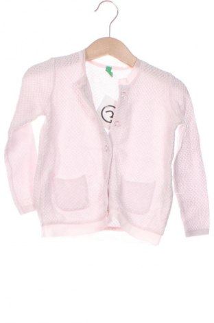 Детска жилетка United Colors Of Benetton, Размер 2-3y/ 98-104 см, Цвят Розов, Цена 25,00 лв.