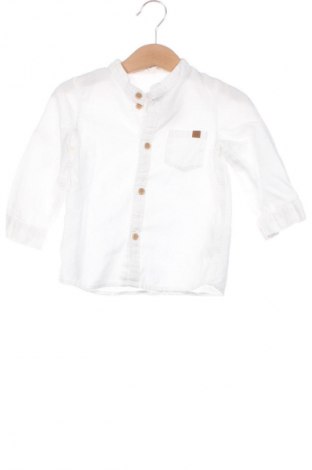 Детска риза H&M, Размер 9-12m/ 74-80 см, Цвят Бял, Цена 11,86 лв.