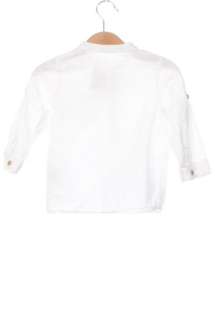 Детска риза H&M, Размер 9-12m/ 74-80 см, Цвят Бял, Цена 11,86 лв.