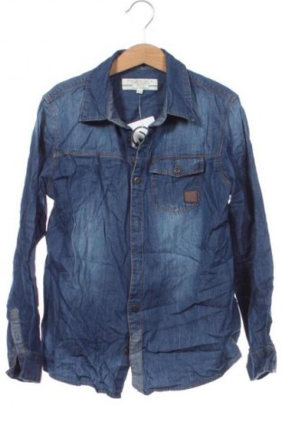 Kinderhemd Piazza Italia, Größe 8-9y/ 134-140 cm, Farbe Blau, Preis € 7,99
