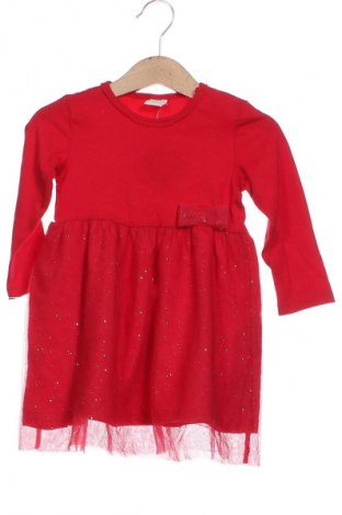 Детска рокля H&M, Размер 9-12m/ 74-80 см, Цвят Червен, Цена 16,99 лв.