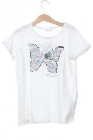 Dziecięcy T-shirt H&M, Rozmiar 8-9y/ 134-140 cm, Kolor Biały, Cena 26,02 zł