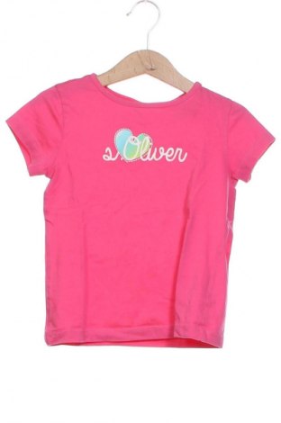 Tricou pentru copii S.Oliver, Mărime 3-4y/ 104-110 cm, Culoare Roz, Preț 40,75 Lei