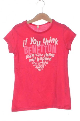 Detské tričko United Colors Of Benetton, Veľkosť 7-8y/ 128-134 cm, Farba Ružová, Cena  15,89 €