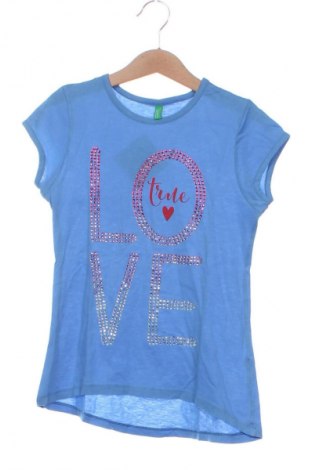 Παιδικό μπλουζάκι United Colors Of Benetton, Μέγεθος 7-8y/ 128-134 εκ., Χρώμα Μπλέ, Τιμή 15,92 €
