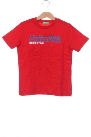Kinder T-Shirt United Colors Of Benetton, Größe 8-9y/ 134-140 cm, Farbe Rot, Preis € 10,99