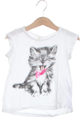 Tricou pentru copii United Colors Of Benetton, Mărime 2-3y/ 98-104 cm, Culoare Alb, Preț 40,75 Lei