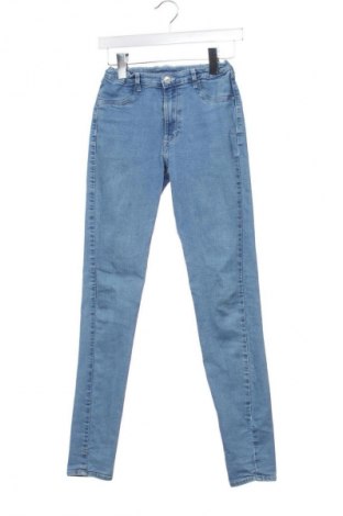 Dziecięce jeansy H&M, Rozmiar 14-15y/ 168-170 cm, Kolor Niebieski, Cena 74,33 zł