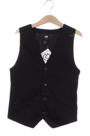Kinderweste H&M, Größe 10-11y/ 146-152 cm, Farbe Schwarz, Preis 6,99 €