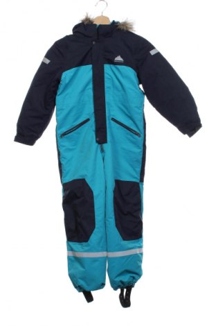 Детски гащеризон за зимни спортове H&M, Размер 6-7y/ 122-128 см, Цвят Син, Цена 58,50 лв.