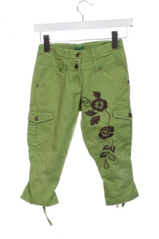 Детски панталон United Colors Of Benetton, Размер 7-8y/ 128-134 см, Цвят Зелен, Цена 25,00 лв.