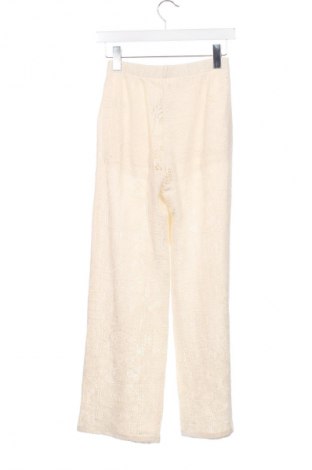 Детски панталон Zara, Размер 12-13y/ 158-164 см, Цвят Екрю, Цена 19,91 лв.