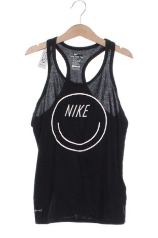 Μπλουζάκι αμάνικο παιδικό Nike, Μέγεθος 9-10y/ 140-146 εκ., Χρώμα Μαύρο, Τιμή 7,40 €